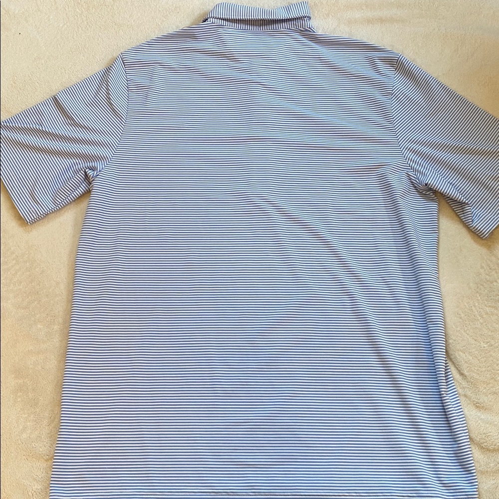 Criquet Performance Sport Range Polo Blue Bonnet light blue white Hobby Stripe - Picture 9 of 9